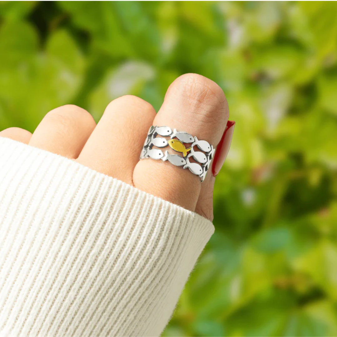 Anillo "Nada contra la Corriente" 2x1