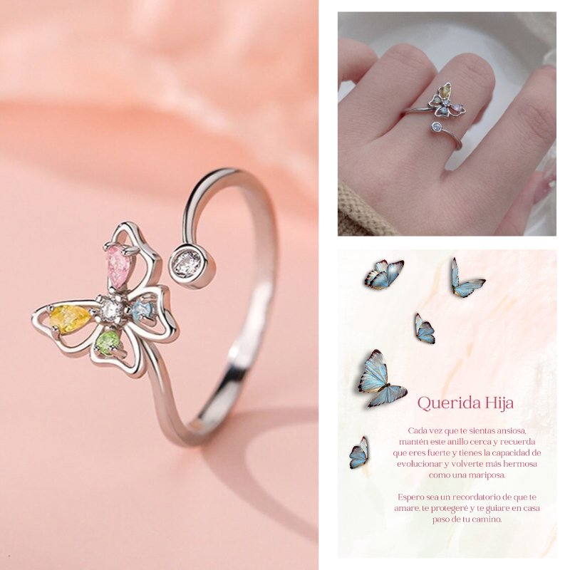 Anillo Mariposa en Plata  2x1
