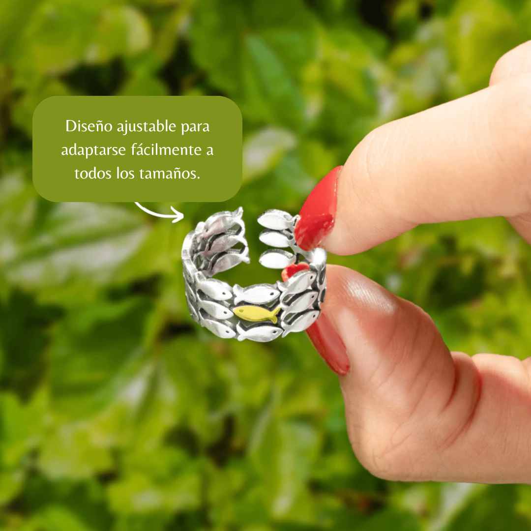 Anillo "Nada contra la Corriente" 2x1